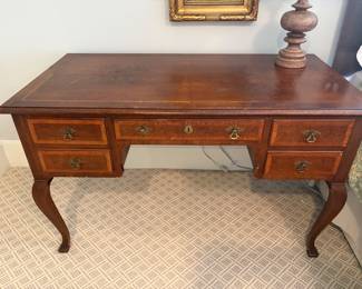Antique, leather topped ladies writing desk