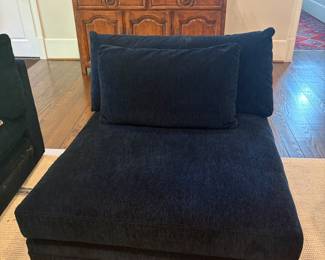 Arhaus Pavo Sofa Chair in Midnight