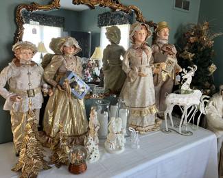 large collection of beauitful Christmas Decor