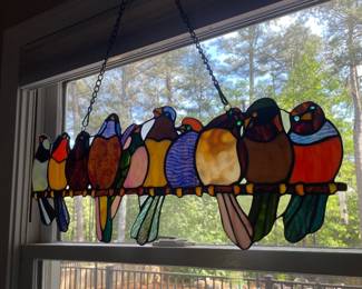 Stained Glass Birds