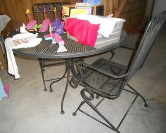 Wrought Iron table & chairs