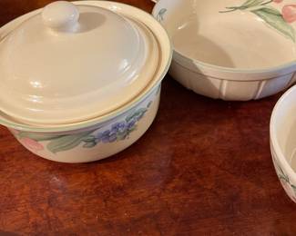 Pfaltzgraff Garden Party serving dishes