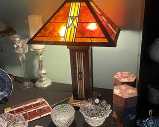 Stain glass lamp