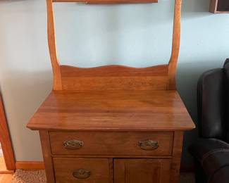 Antique wash table cabinet
