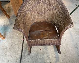 Antique/vintage child’s rocking chair