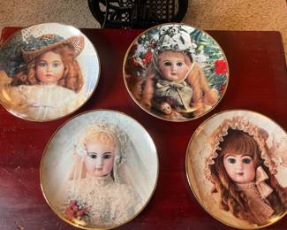 Doll collectors plates