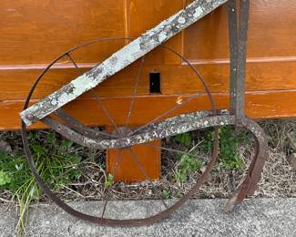 Antique garden plowing tool