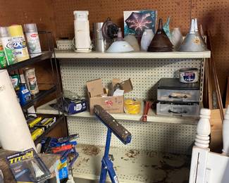 Metal funnels spray paint 