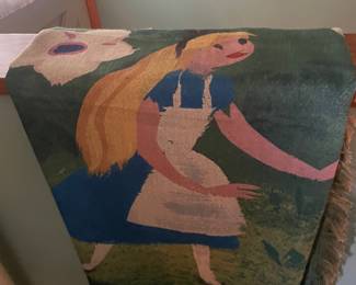 Alice in wonderland afghan 