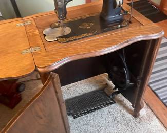 White’s Rotary sewing machine cabinet