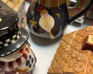 Primitive Santa pitcher