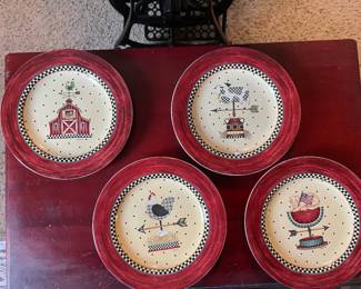 Primitive farm plates