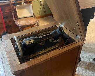 White’s Rotary sewing machine cabinet