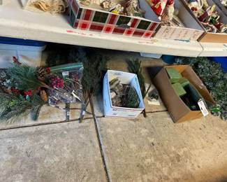 Holiday crafting greenery 