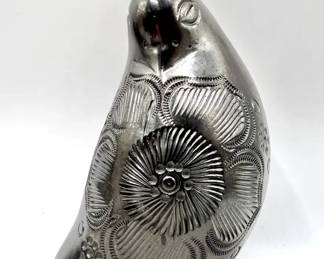 Exquisite Bird Sculpture — Mata Ortiz Pottery