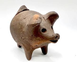 Chancito Three-Legged Pig — Traditional Chilean Folk Art Good Fortune Figurine
