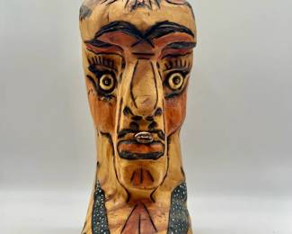 Signed Tantay Sému Huaute Wood Sculpture
