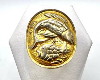 Vintage Zodiac Ring by Vogue Jewelry — Size 4 1/2