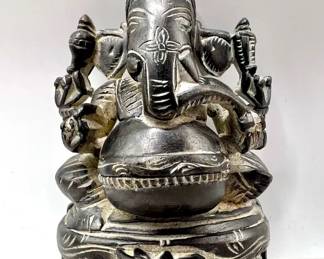 Stone Ganesh Murti Idol Carving