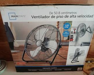 Manstays fan still in box