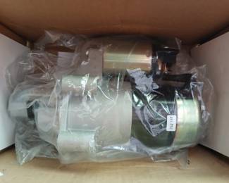 New starter and solenoid  part number 17291 (fits multiple machines)