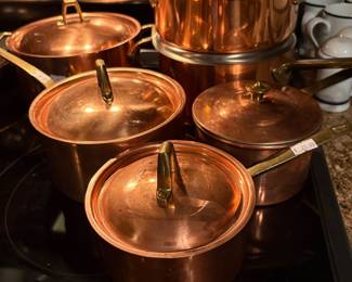 Paul Revere copper cookware 