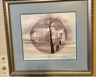 P Buckley Moss signed limited edition print 