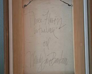 WENDY BANTAM SIGNATURE on PAINTING