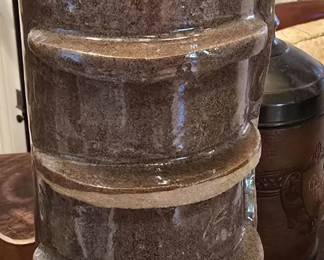 ART POTTERY TUNNEL VASE