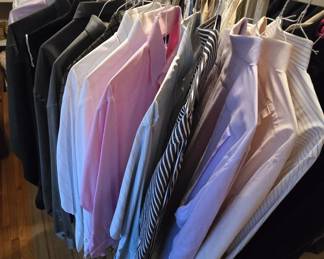 MEN'S DESIGNER SHIRTS & CLOTHES by TOM JAMES, JACK LIPSON, ST. CROIS, ROBERT GRAHAM, AG, ARMANI, KORS, & JOHN VARVATOS