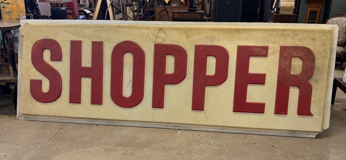 Sign from the old building that the shopper newspaper was in