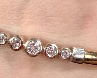Diamonds and gold 14 kt