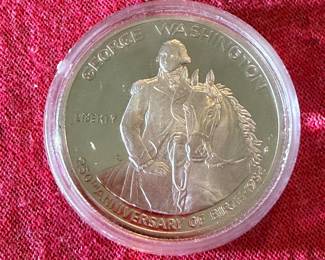 Several 250th anniversary Washington Silver half dollars