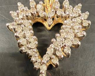 14kt gold and diamond 