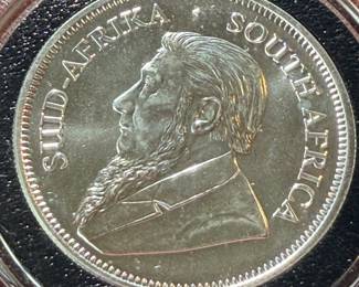 South African silver Krugerrand