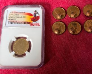 Collection of Masonic pennies