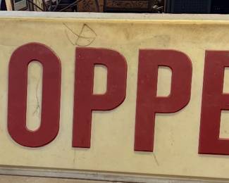 Sign from the old building that the shopper newspaper was in