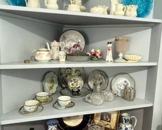 CORNER SHELF LOADED WITH MORE GOODIES!