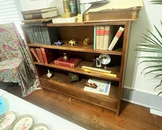 VINTAGE BOOKSHELF - LOADED WITH GOODIES!