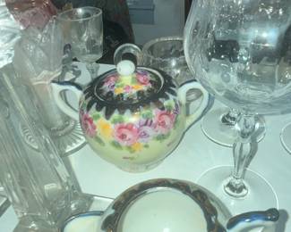 ANTIQUE NIPPON SUGAR AND CREAMER