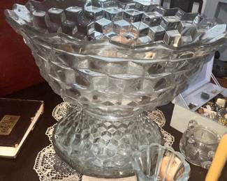 VERY LARGE FOSTORIA "AMERICAN" PUCH BOWL