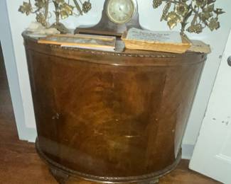 ANTIQUE HALF-ROUND CONSOLE