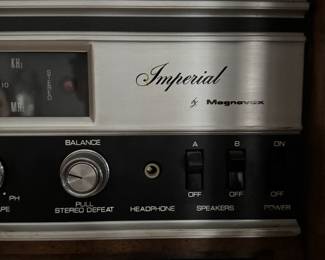 China cabinet with record player and radio photo 3 of 3