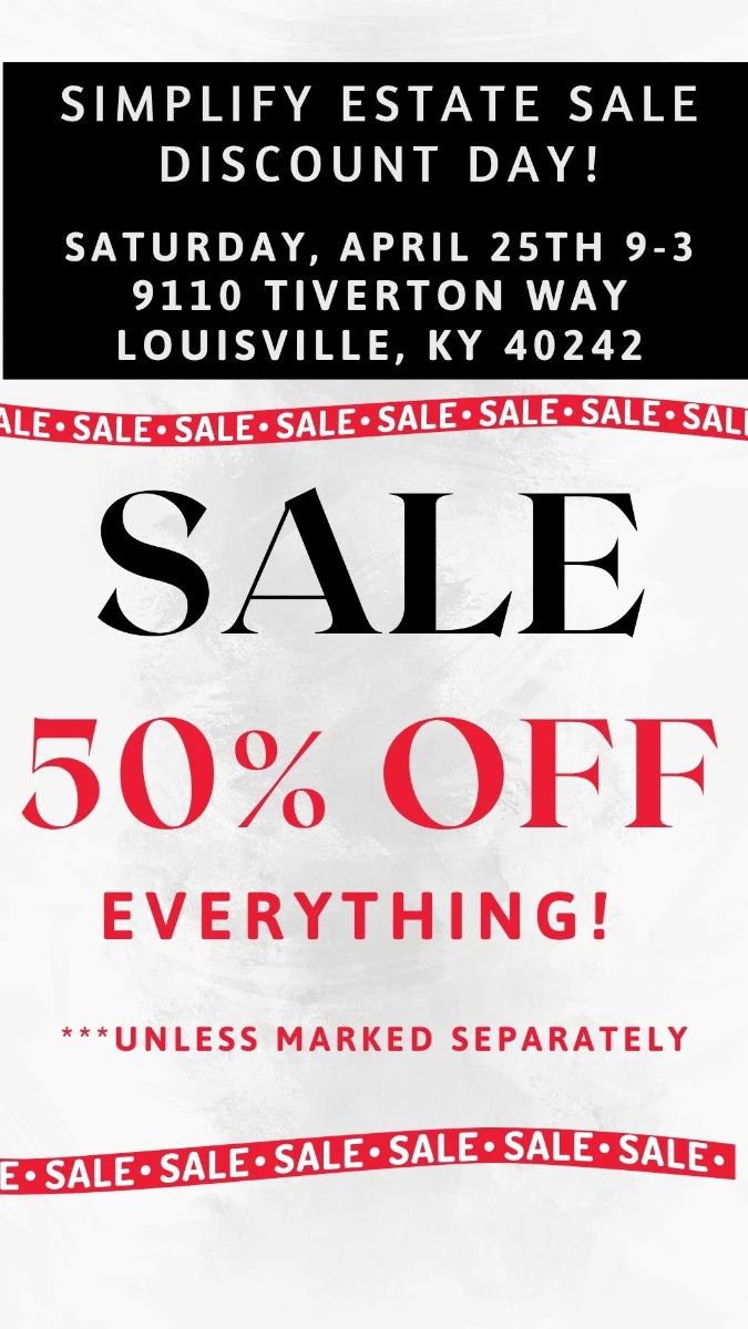 Black and Red Typographic Sale and Discount Instagram Story