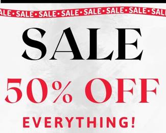 Black and Red Typographic Sale and Discount Instagram Story