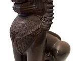 Khmer-Style Guardian Foo Dog Sculpture