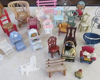 Collection of Miniature Chairs