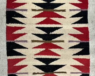 Vintage Indian style handwoven rug