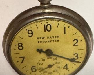 New Haven Pocket watch pedometer 