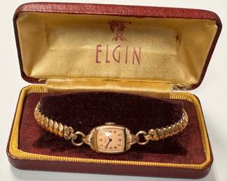 Elgin woman’s wrist watch orig case